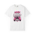 Back to the Lobby Gaming T-Shirt — Pink Controller Graphic Tee for Gamers