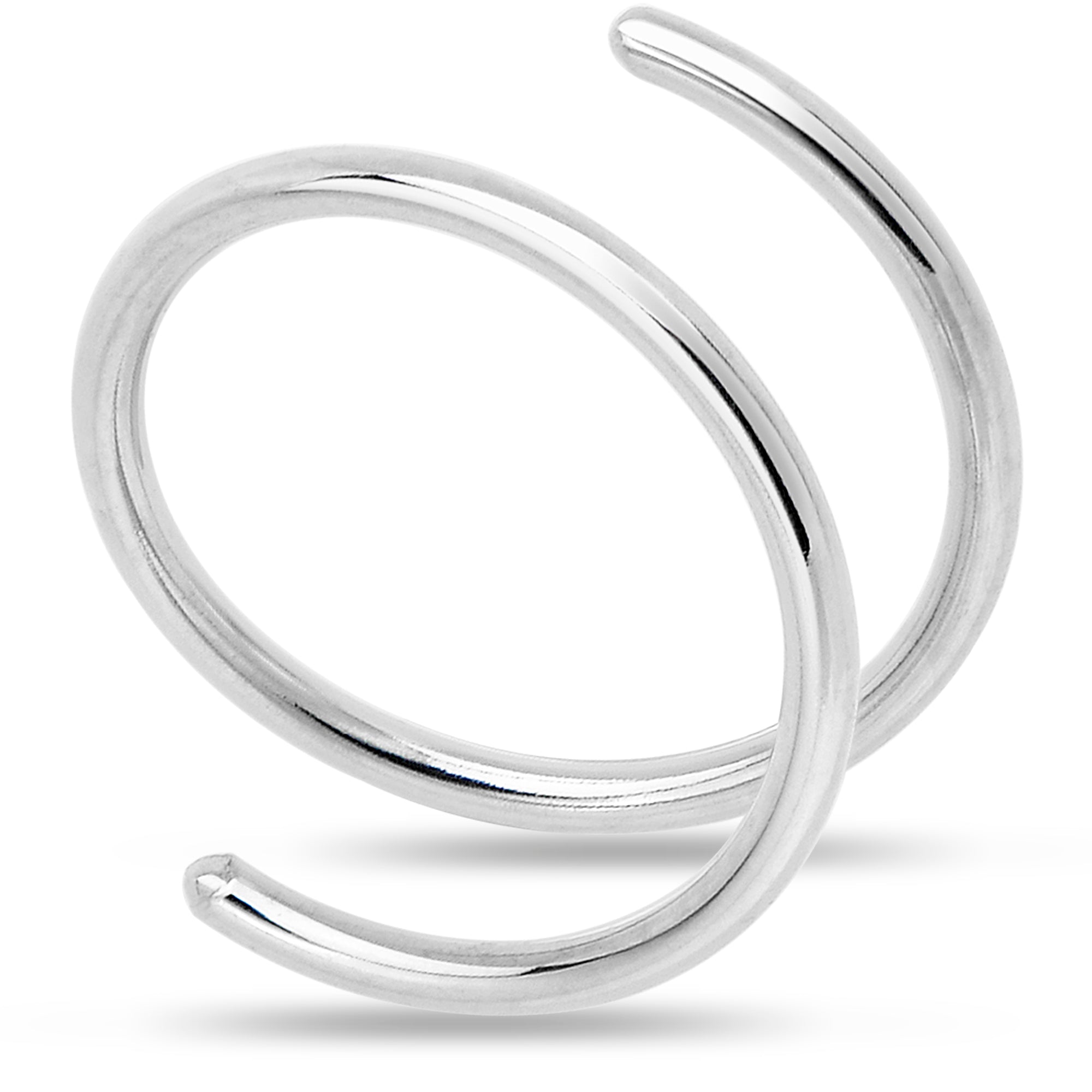 Double Hoop Nose Ring