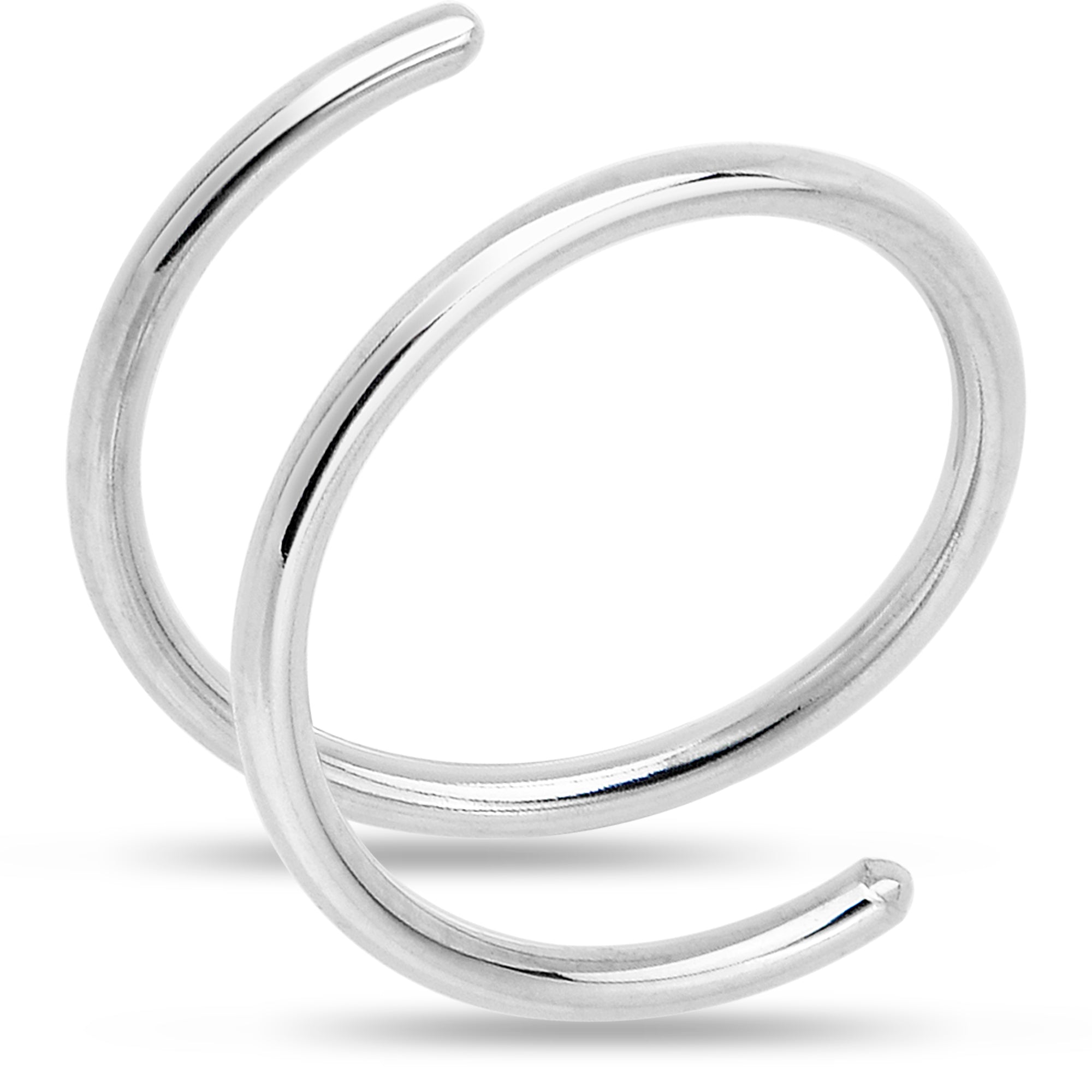 Double Hoop Nose Ring